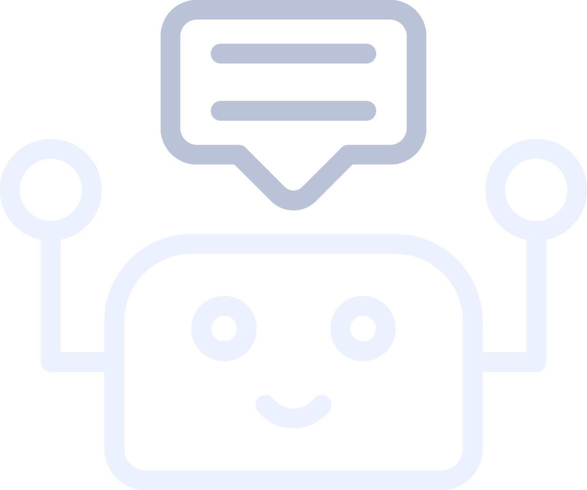 Chatbot Creative Icon Design vector