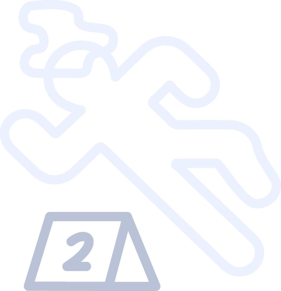Crime Scene Creative Icon Design vector