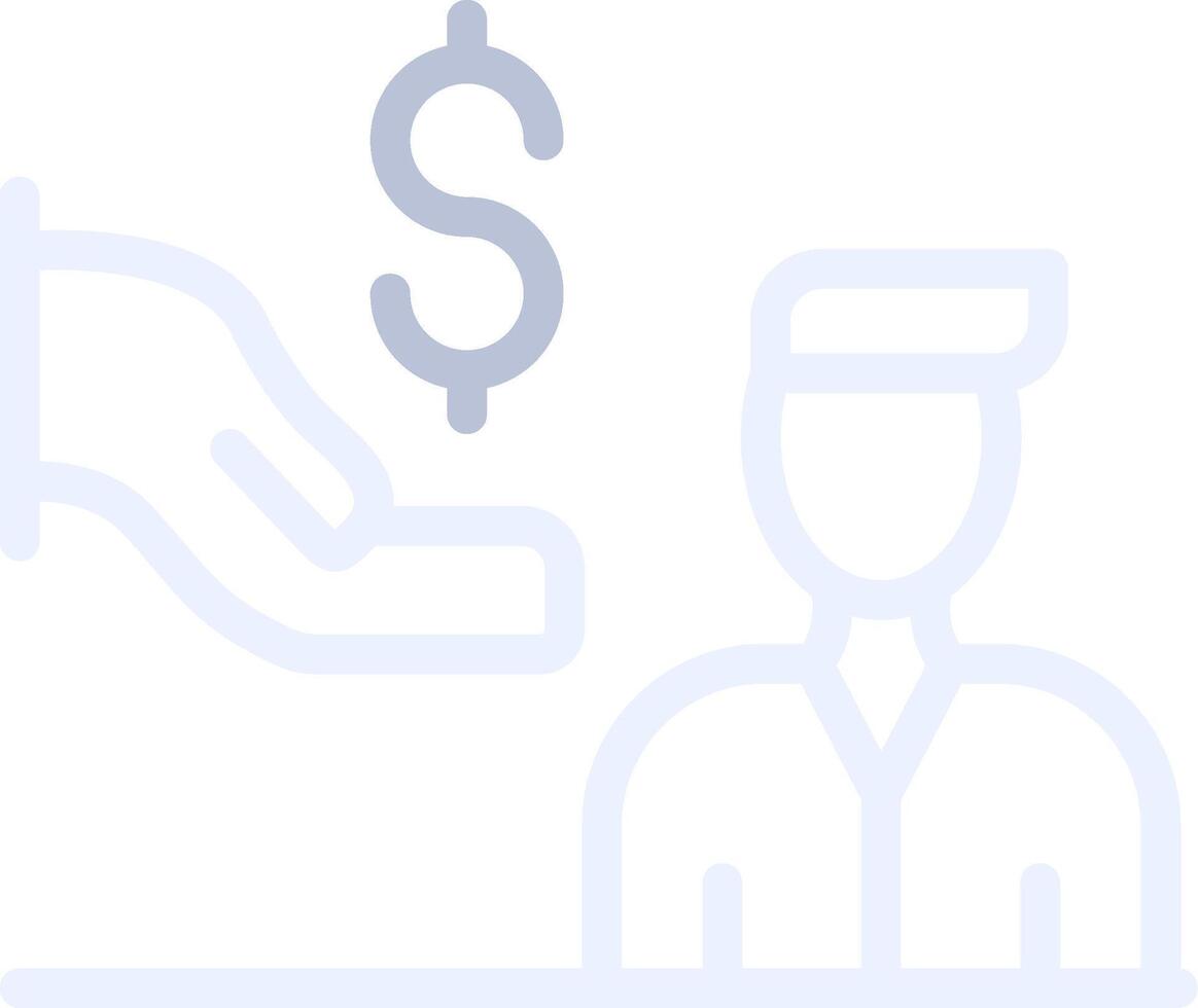 Dealer Prep Fees Creative Icon Design vector