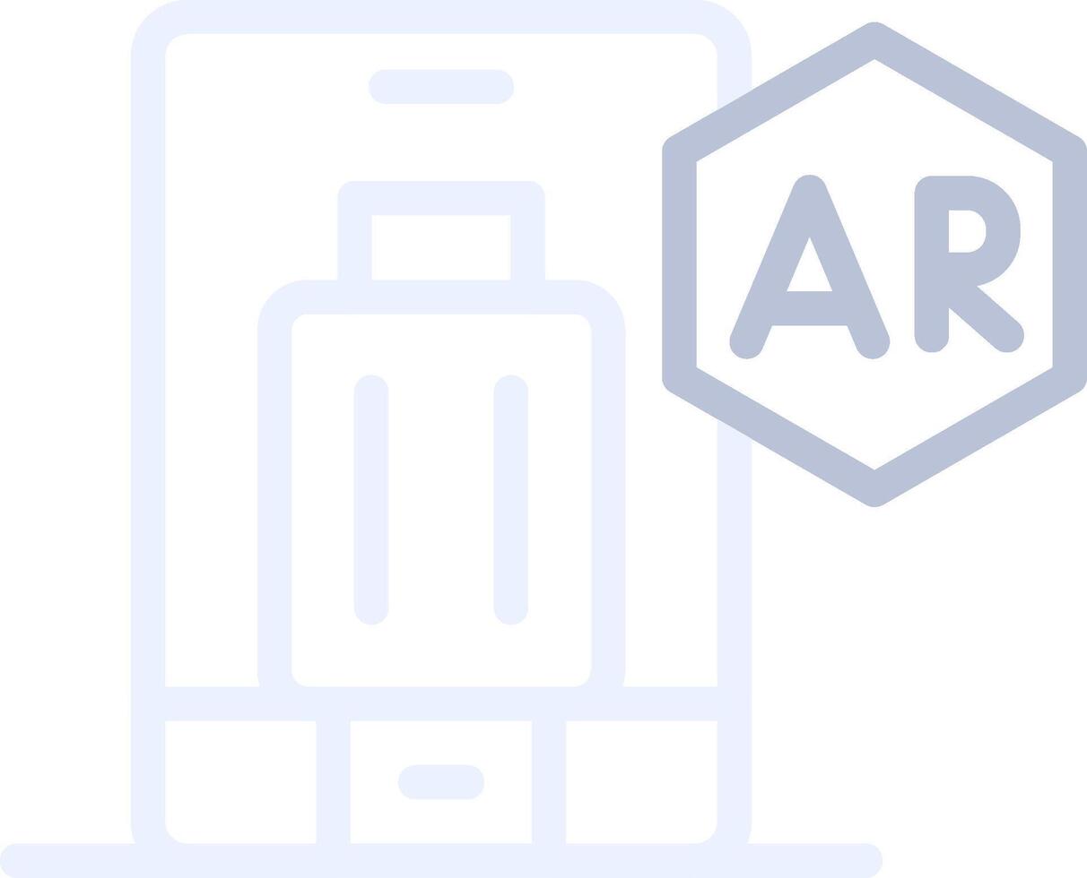 Ar Tourism Creative Icon Design vector