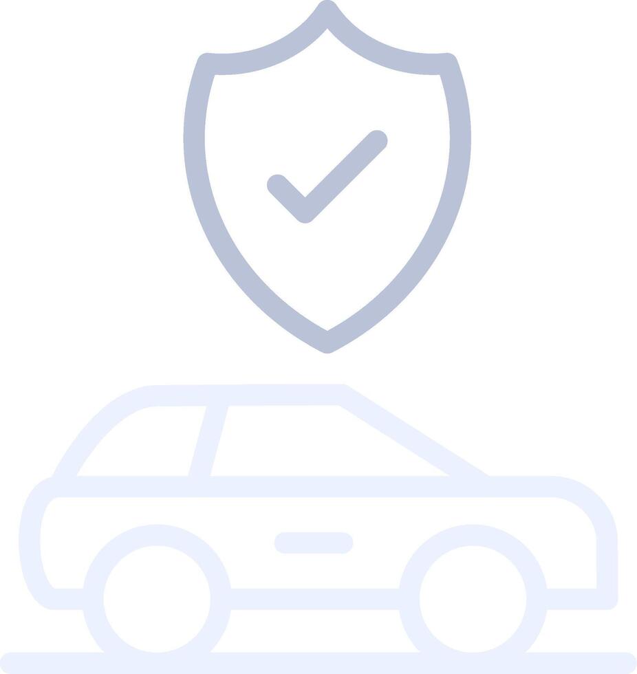 Car Insurance Creative Icon Design vector