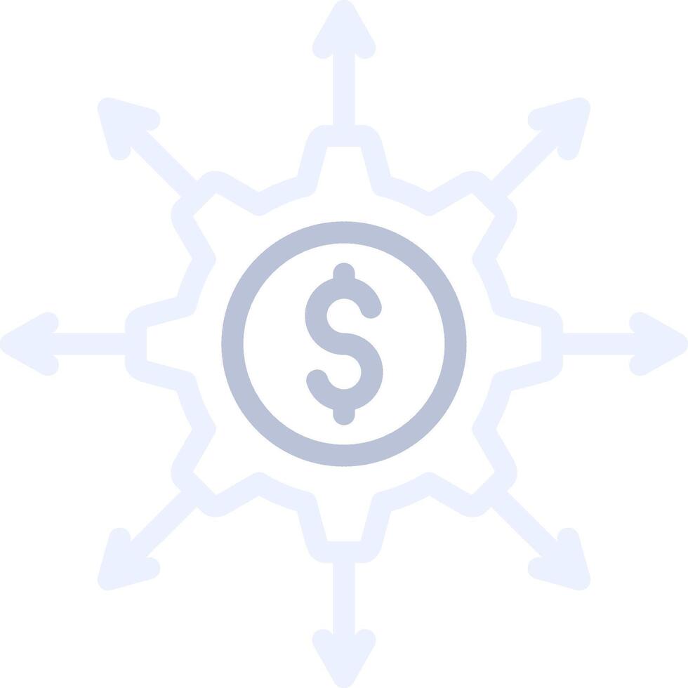 Crowdfunding Portal Creative Icon Design vector