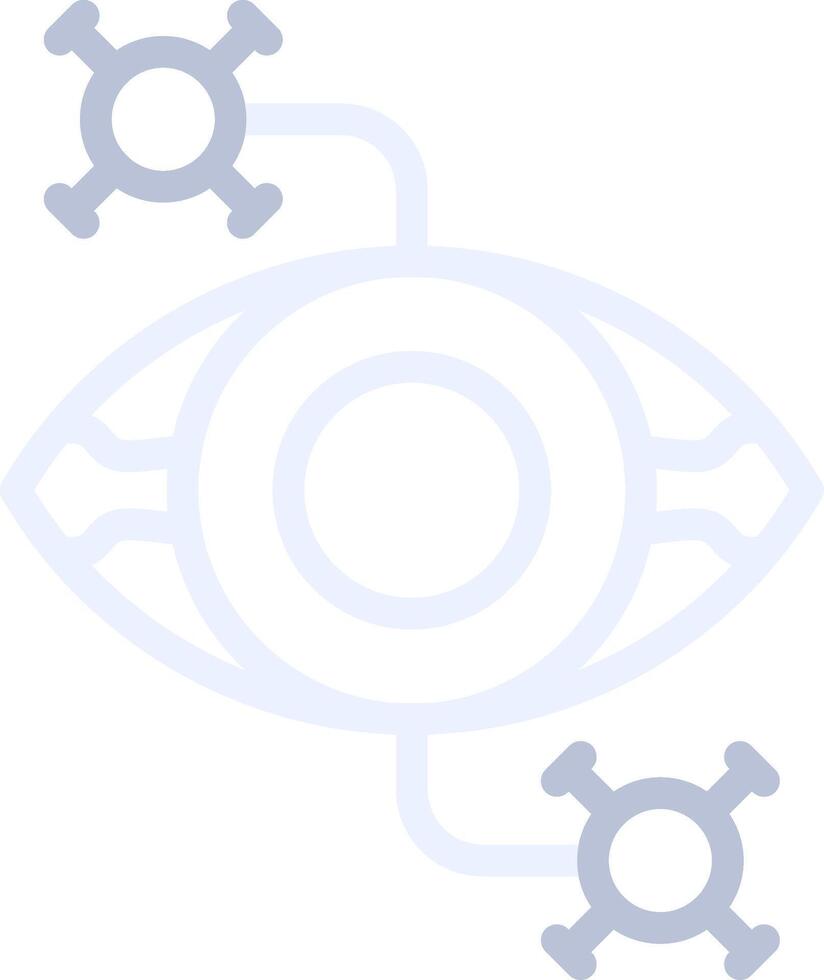 Eye Disease Creative Icon Design vector