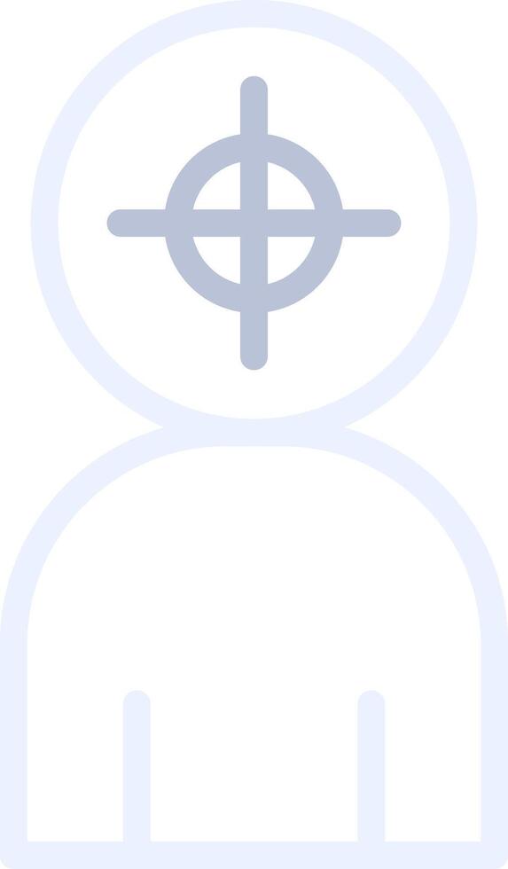 Police Shooting Creative Icon Design vector