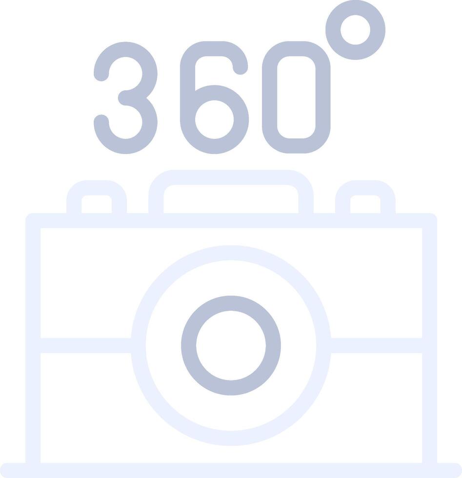 360 Camera Creative Icon Design vector