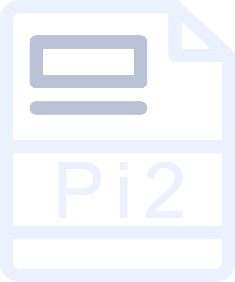 Pi2 Creative Icon Design vector