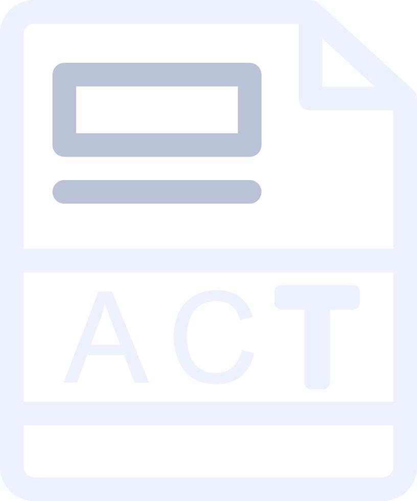 ACT Creative Icon Design vector