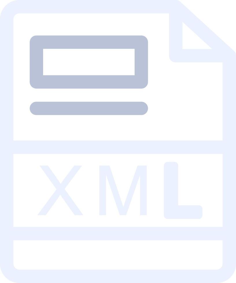 XML Creative Icon Design vector