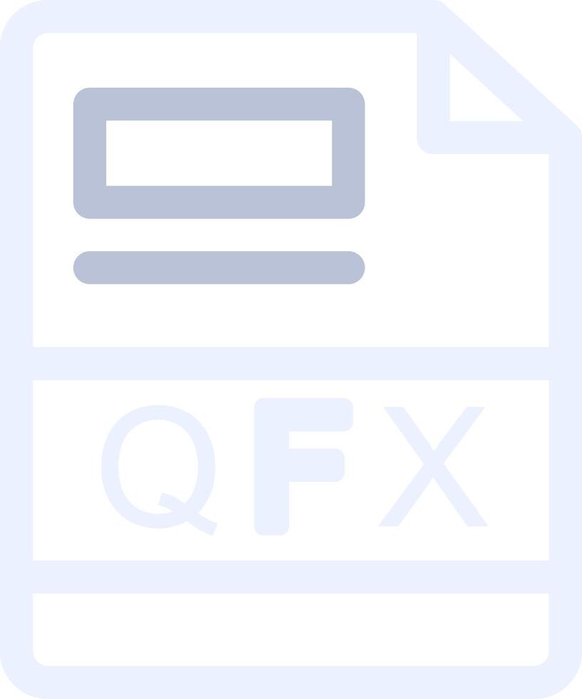 QFX Creative Icon Design vector