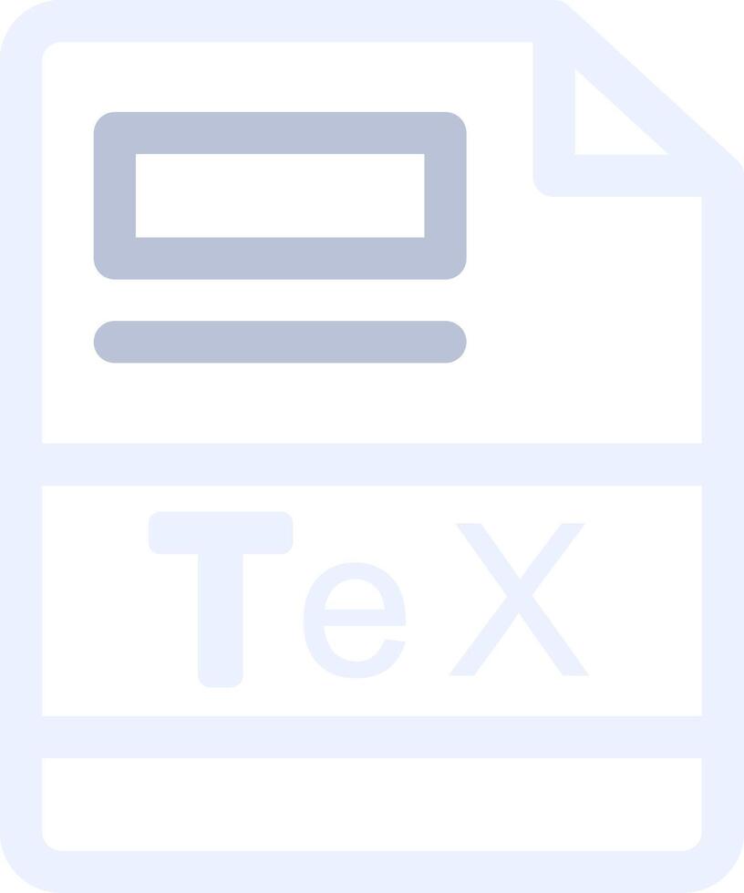 TeX Creative Icon Design vector