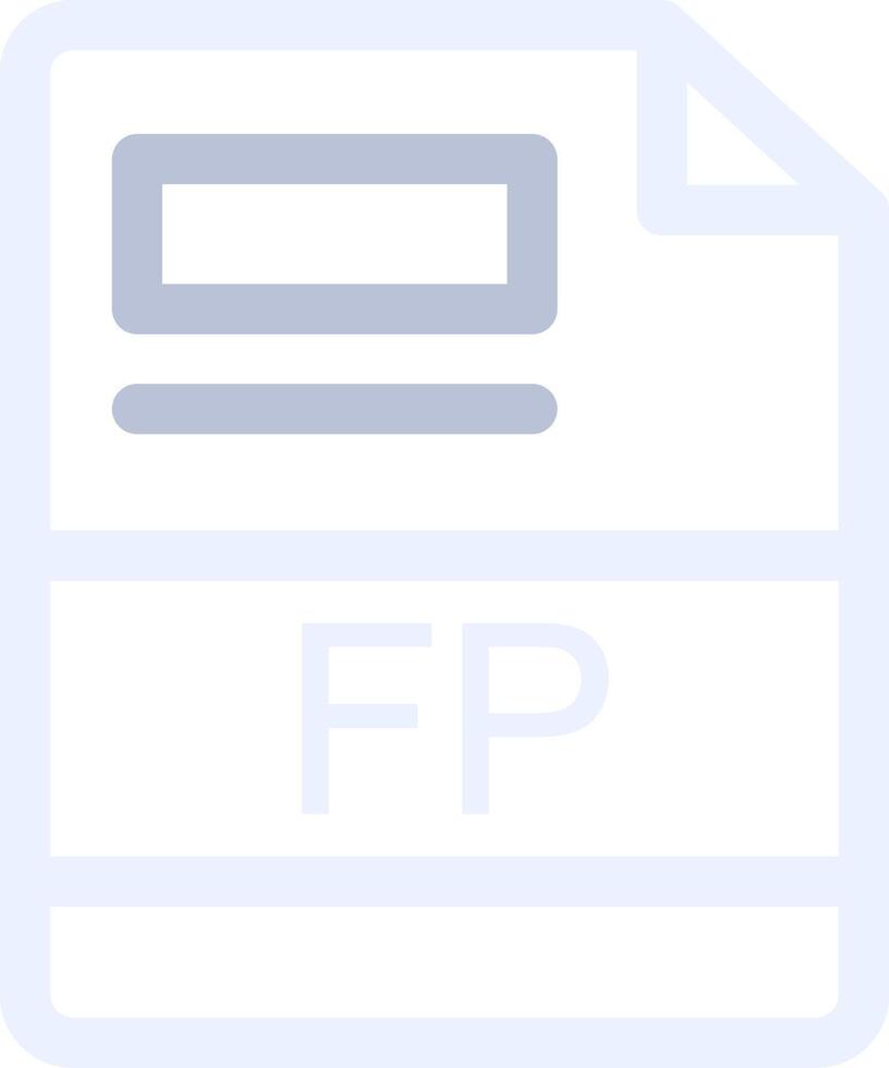 FP Creative Icon Design vector