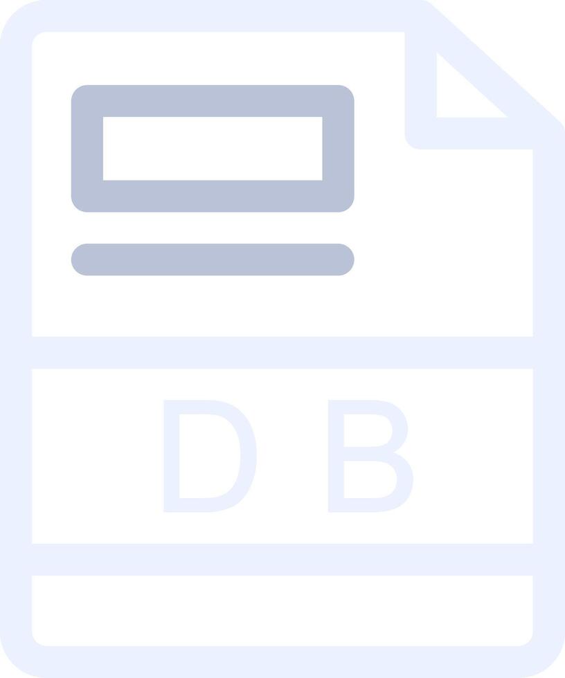 DB Creative Icon Design vector