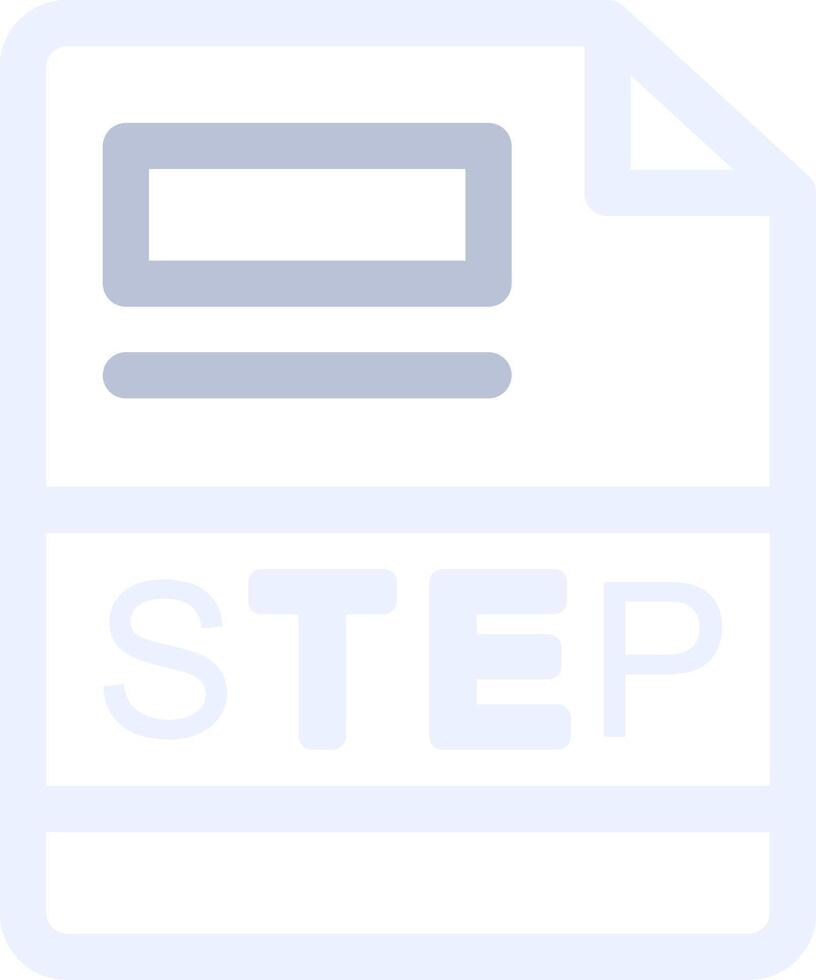 STEP Creative Icon Design vector