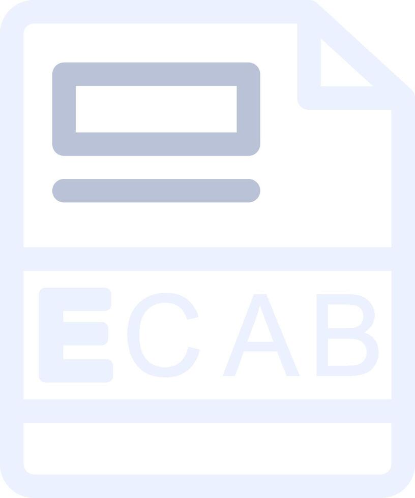 ECAB Creative Icon Design vector