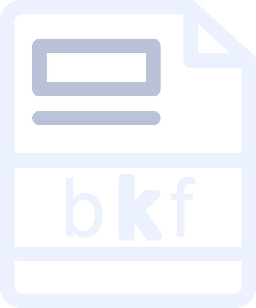 bkf Creative Icon Design vector