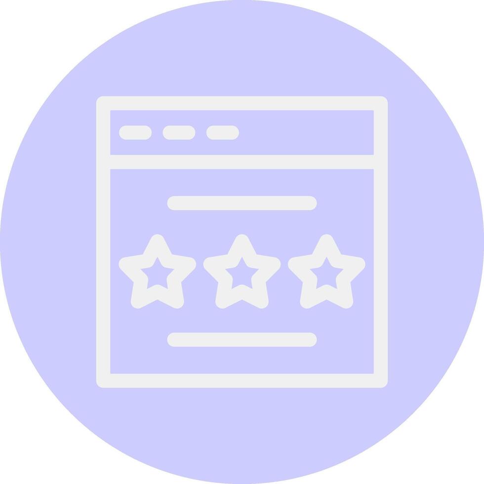 Rating Creative Icon Design vector