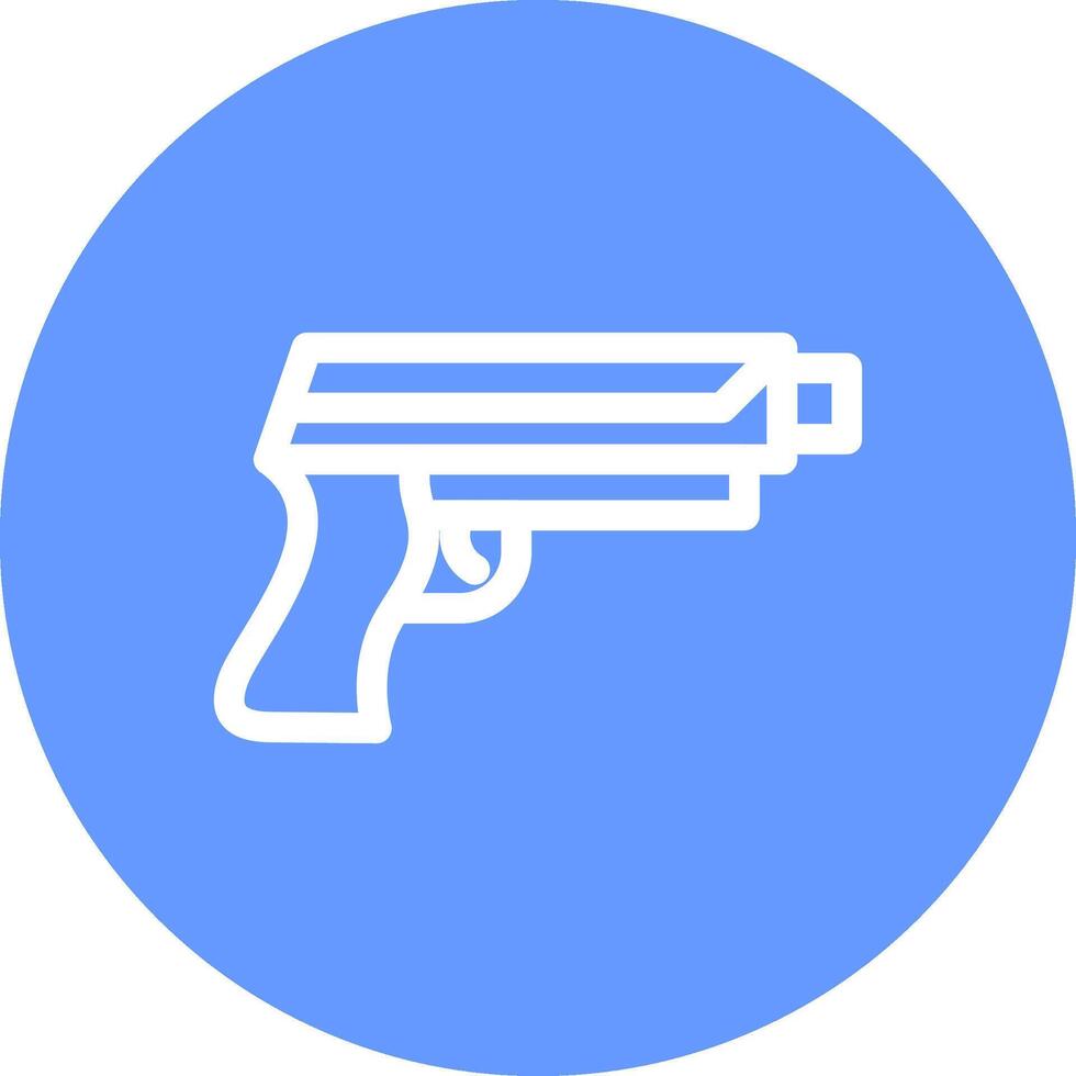 diseño de icono creativo de pistola vector