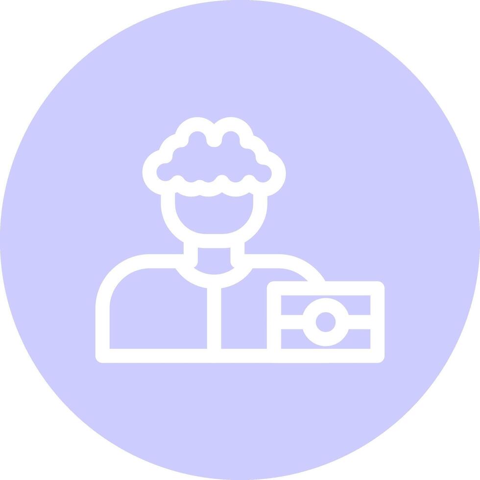 Photographer Creative Icon Design vector