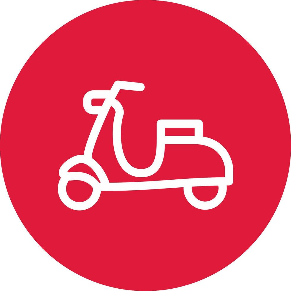 Scooter Creative Icon Design vector