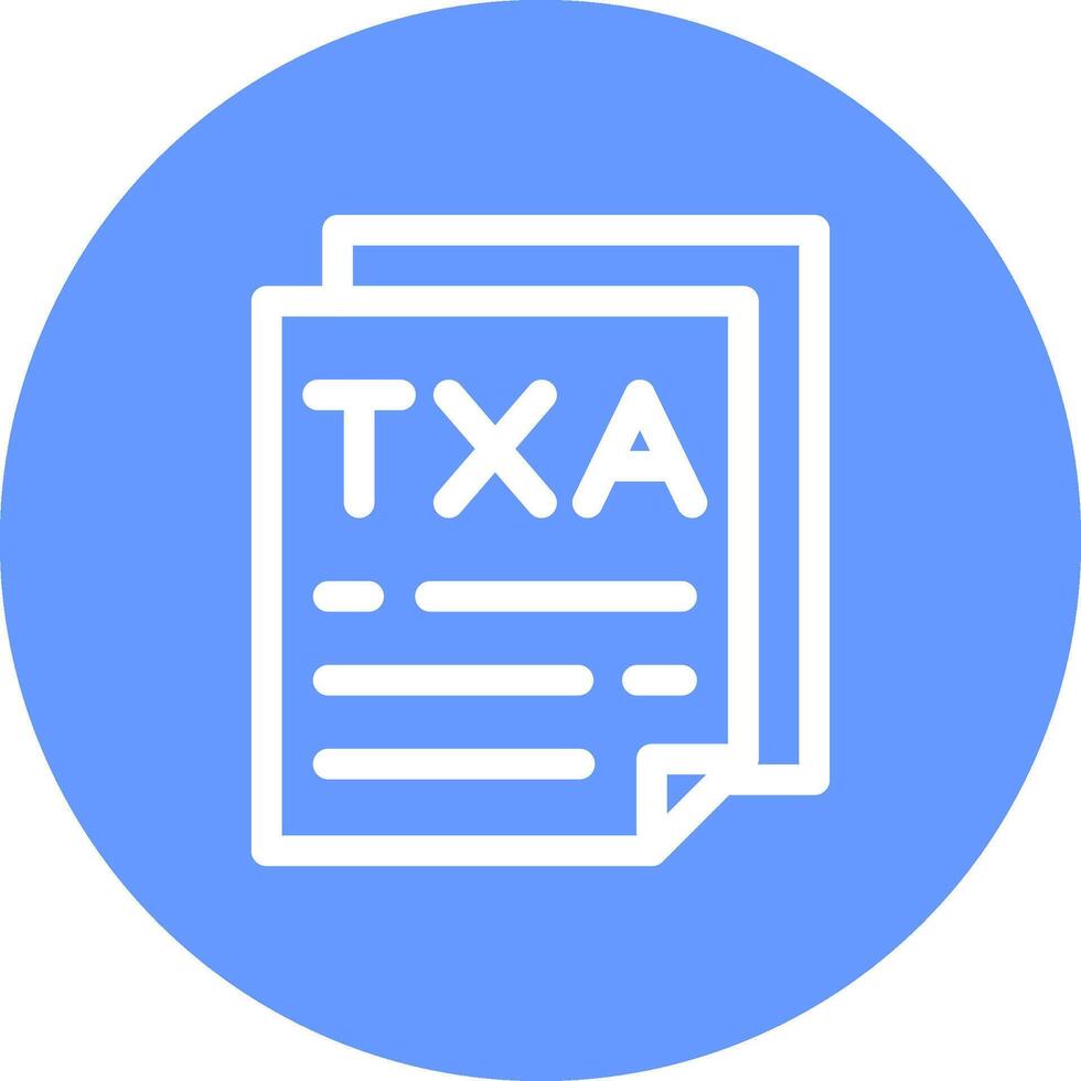 Taxes Creative Icon Design vector