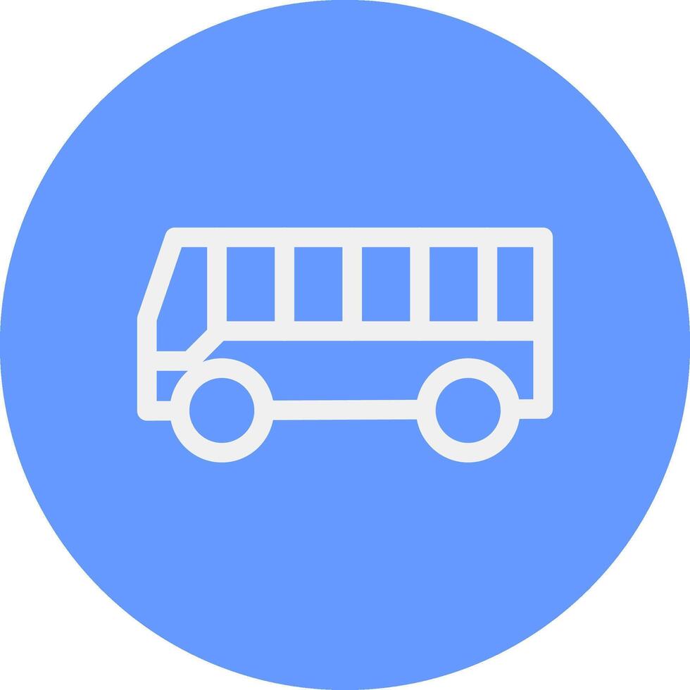 Bus Creative Icon Design vector