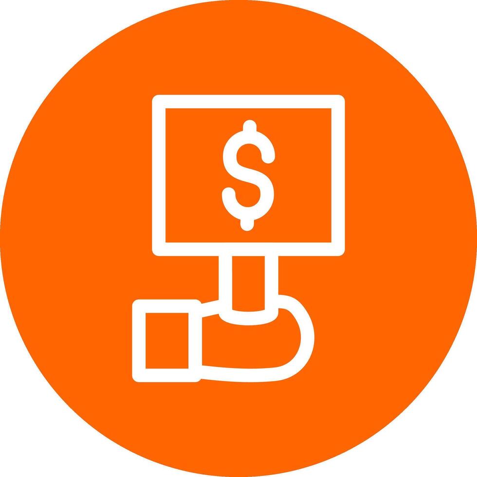 Bidding Creative Icon Design vector