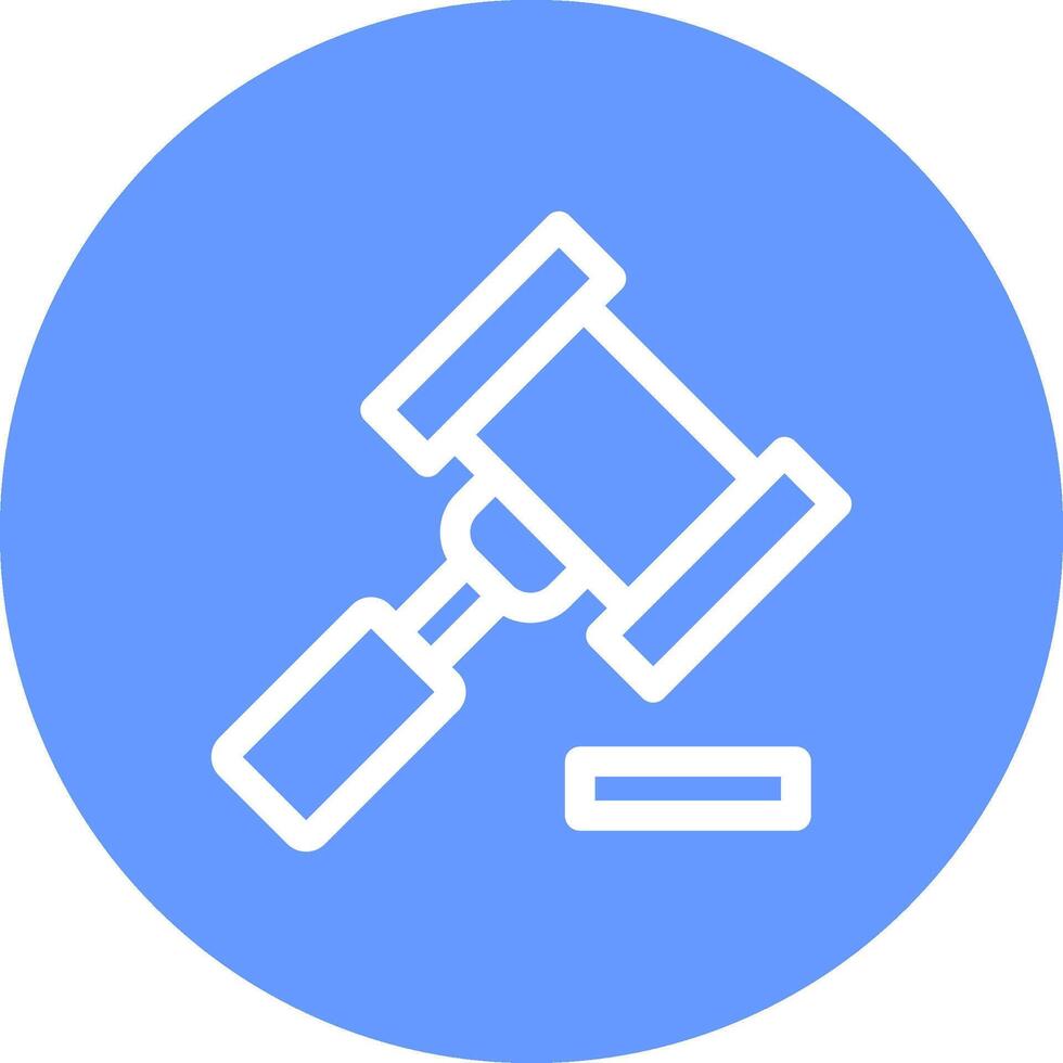 Gavel Creative Icon Design vector