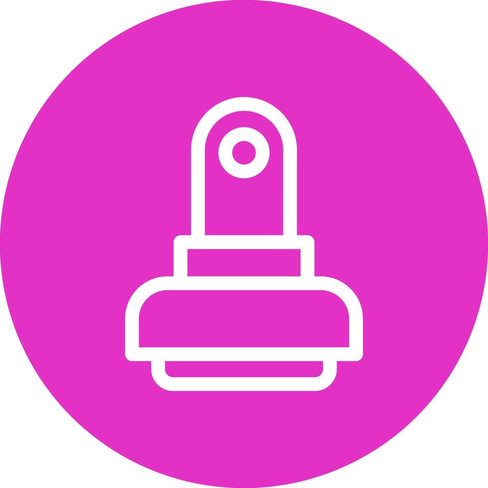 Rubber Stamp Creative Icon Design vector