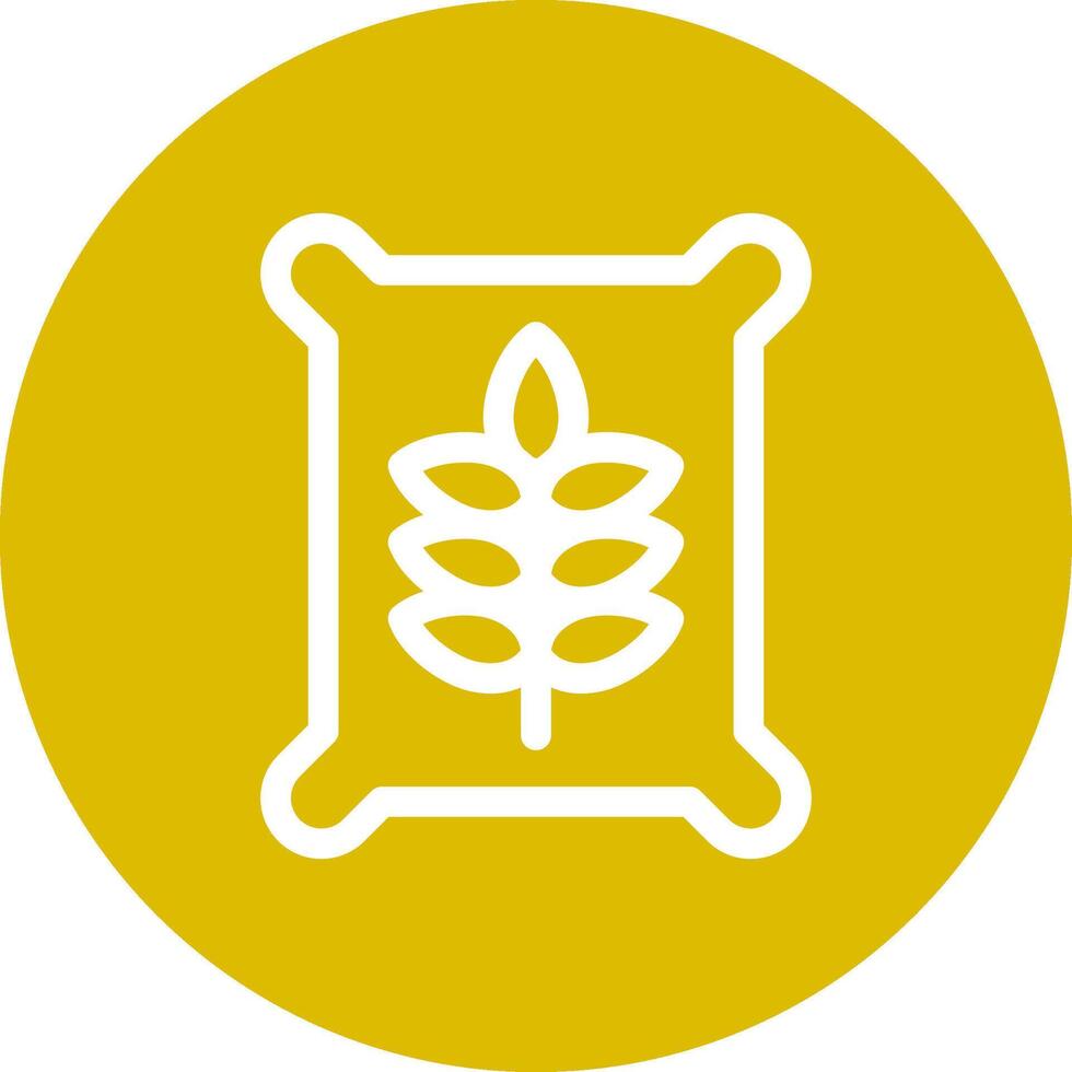 Seed Bag Creative Icon Design vector