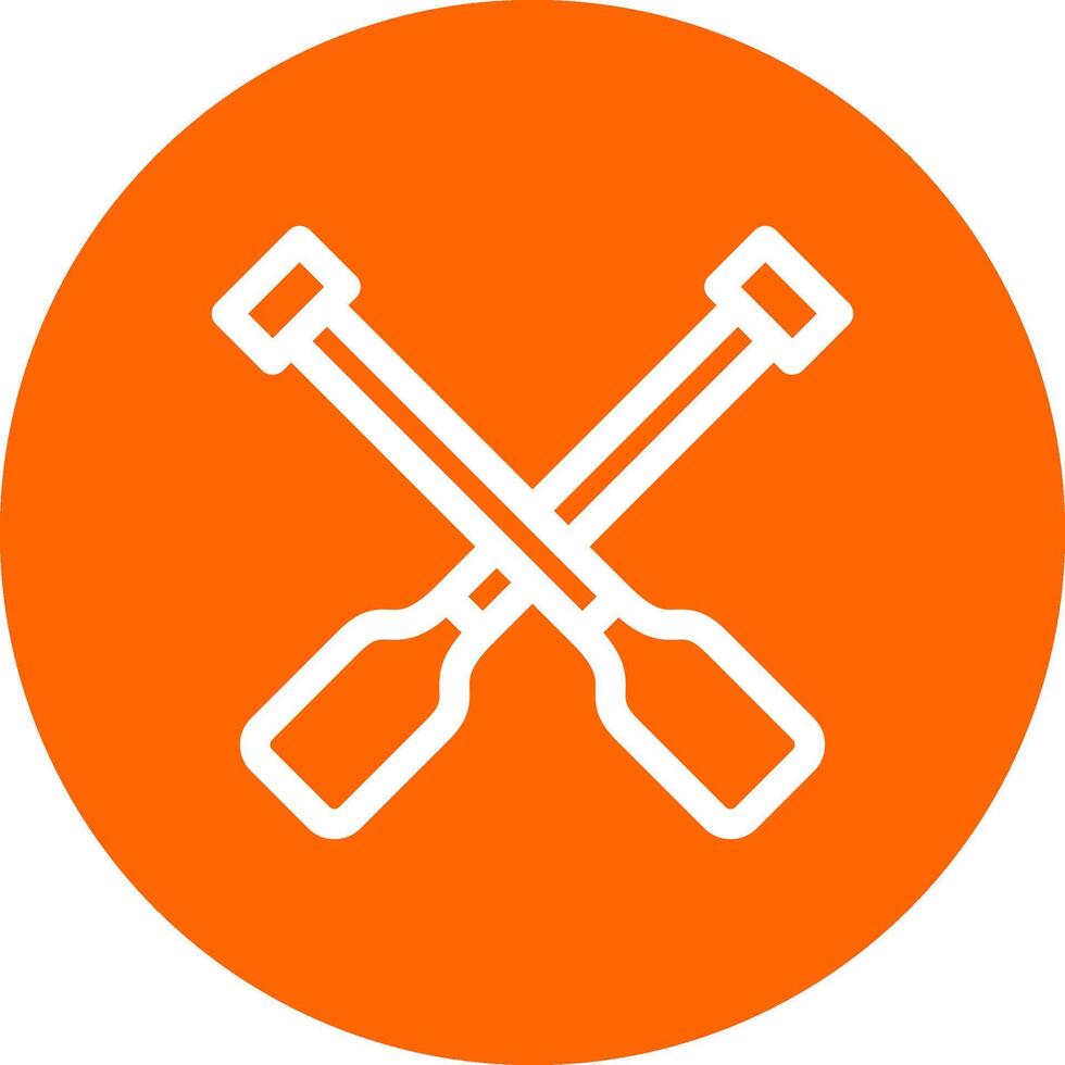 Rowing Creative Icon Design vector