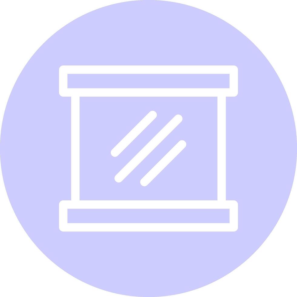 Mirror Creative Icon Design vector