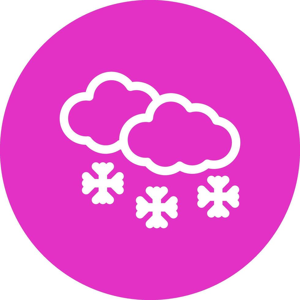 Snow Creative Icon Design vector