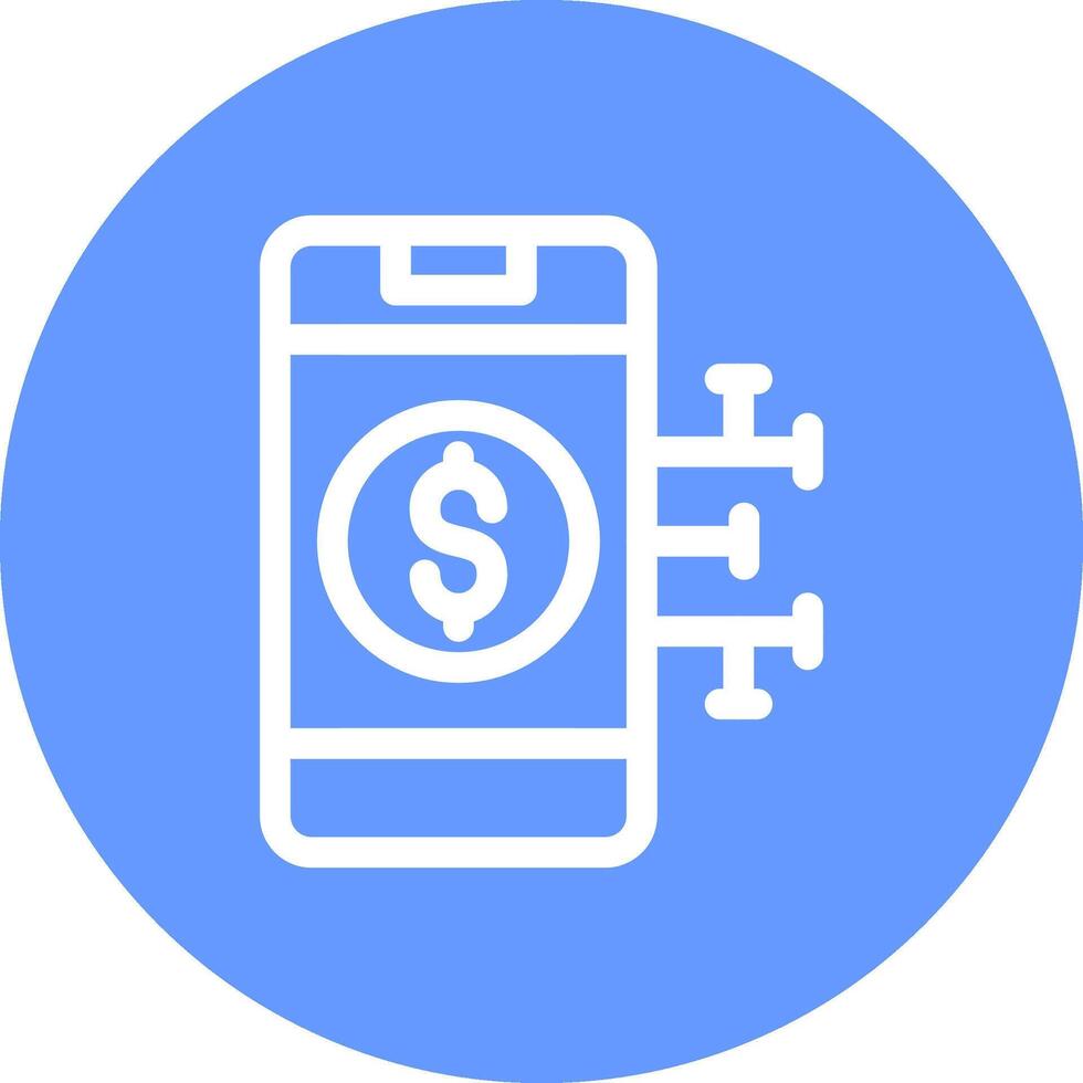 Digital Money Creative Icon Design vector