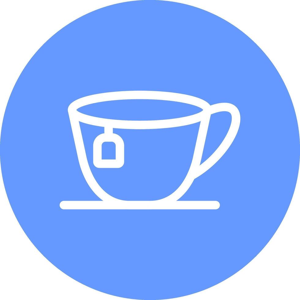 Tea Cup Creative Icon Design vector