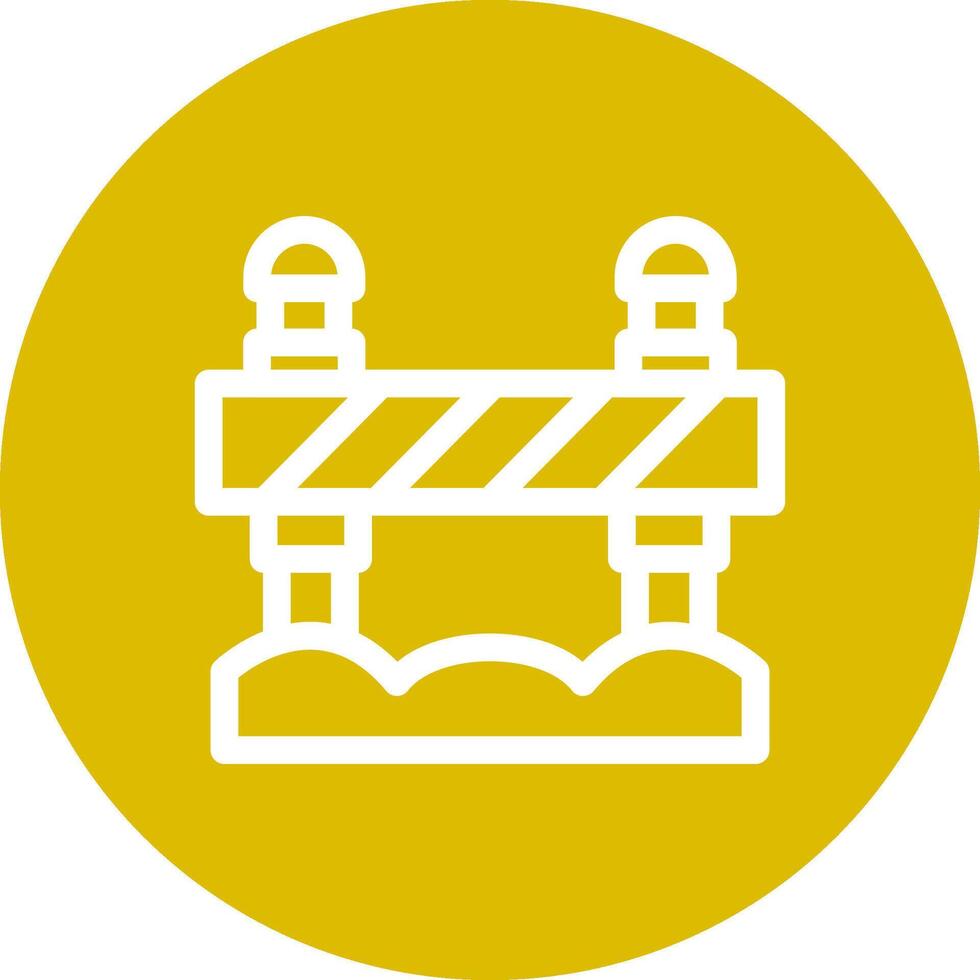 Road Block Creative Icon Design vector