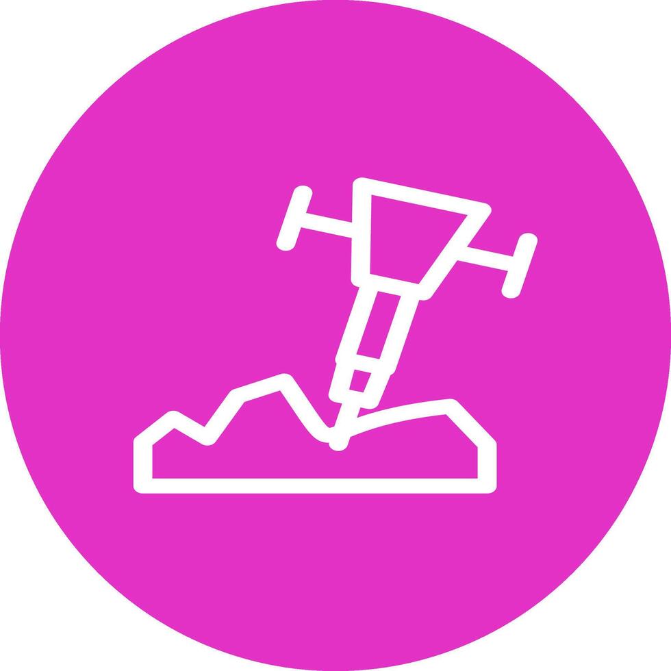 Drill Creative Icon Design vector