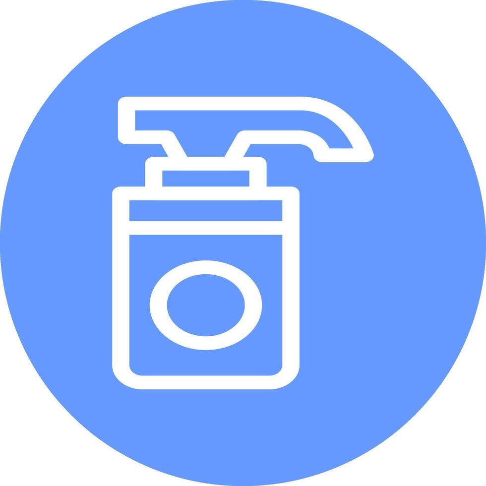 Liquid Soap Creative Icon Design vector