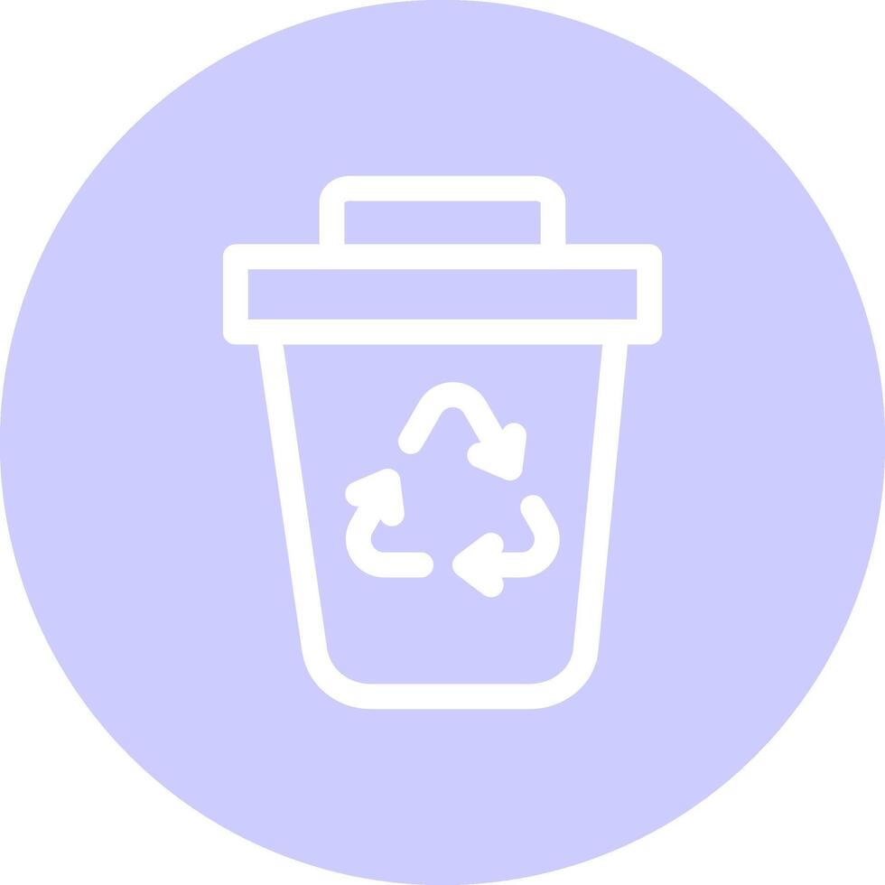 Garbage Creative Icon Design vector