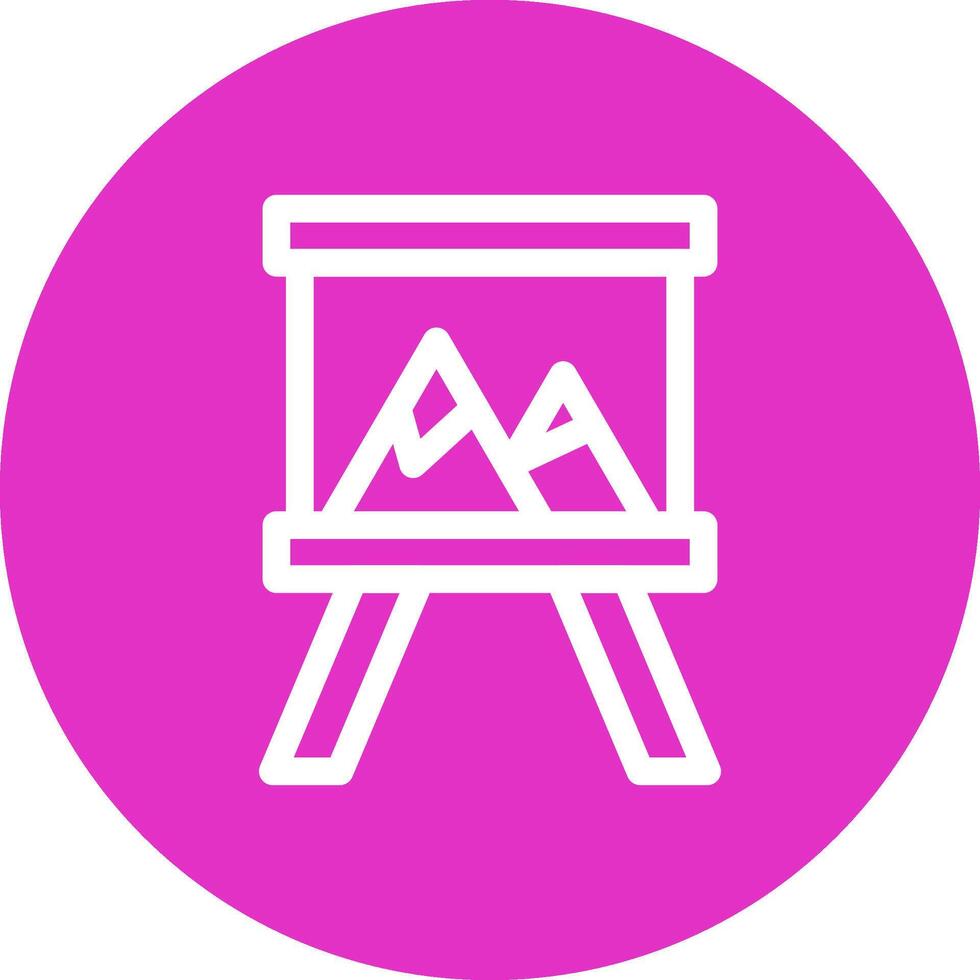 Canvas Creative Icon Design vector