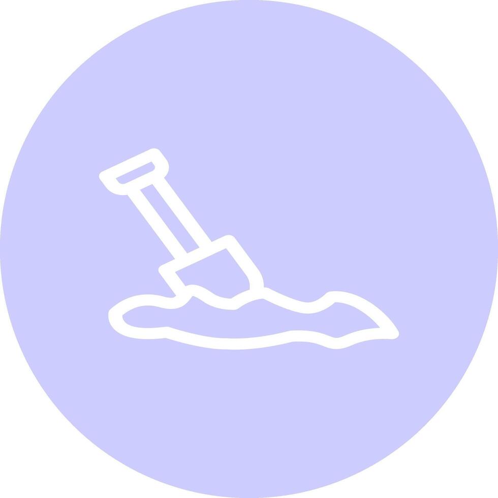 Digging Creative Icon Design vector
