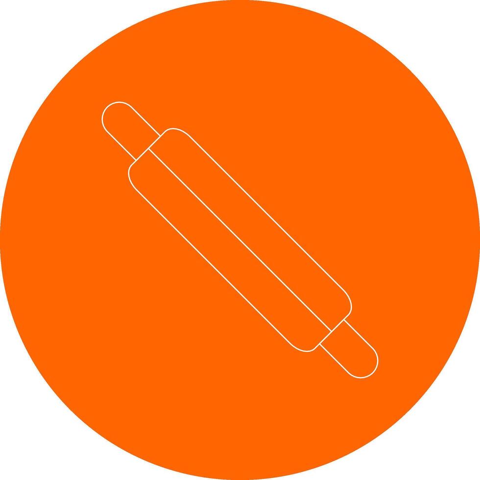 Rolling Pin Creative Icon Design vector