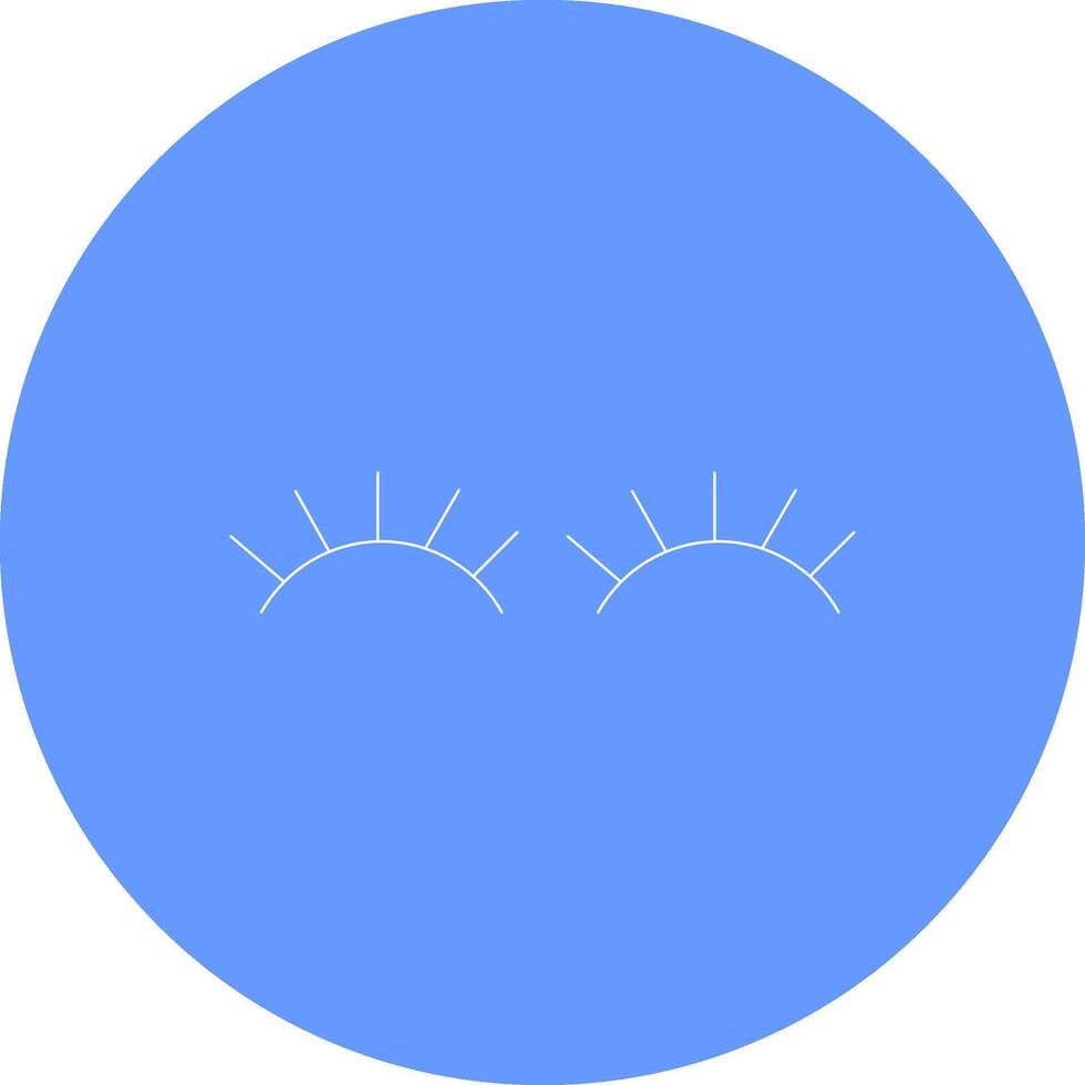 Eyelashes Creative Icon Design vector