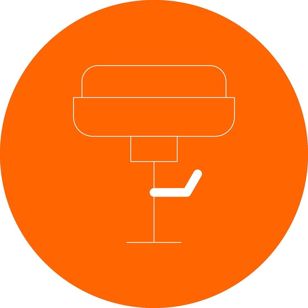 Stool Creative Icon Design vector