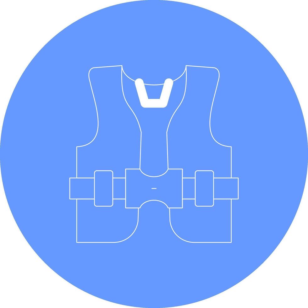 Life Jacket Creative Icon Design vector