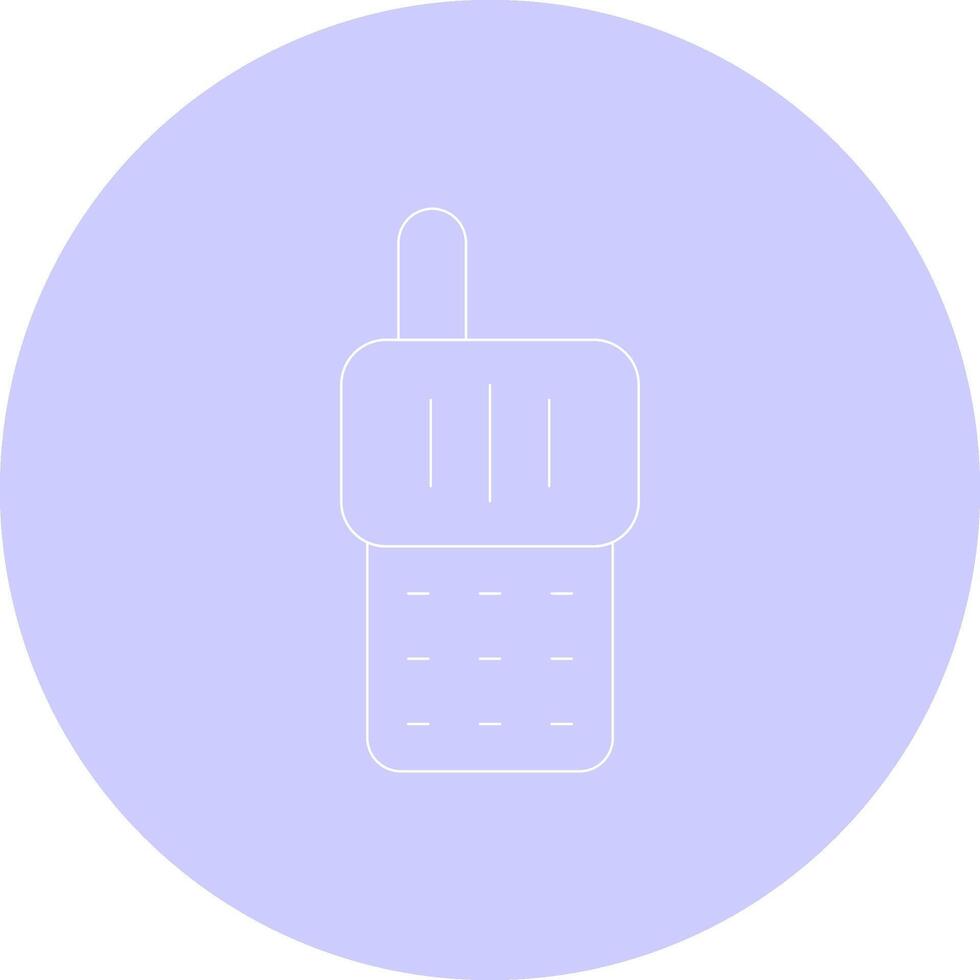 walkie talkies diseño de icono creativo vector