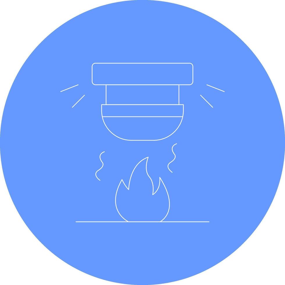 Fire Alarm Creative Icon Design vector