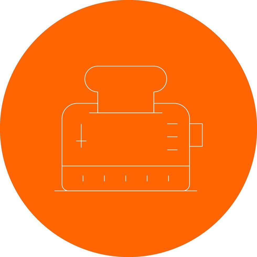 Toaster Creative Icon Design vector