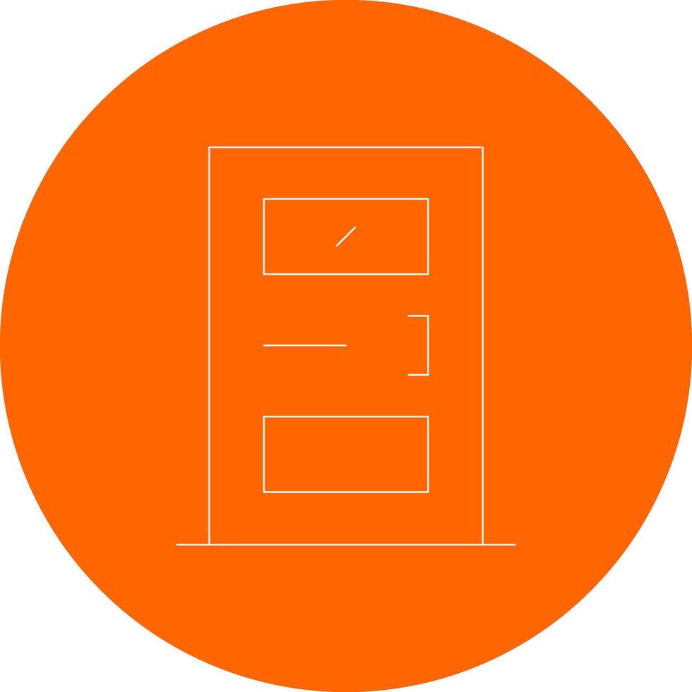 Door Creative Icon Design vector