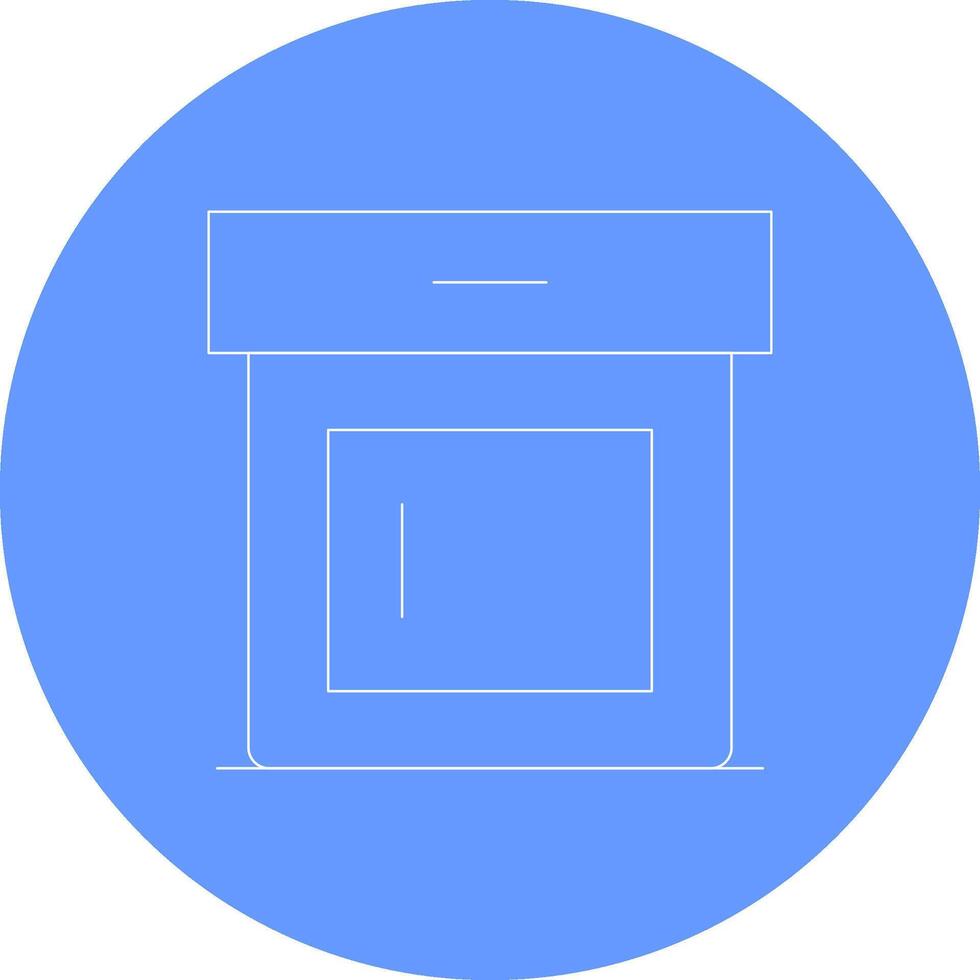 Cabinet Creative Icon Design vector