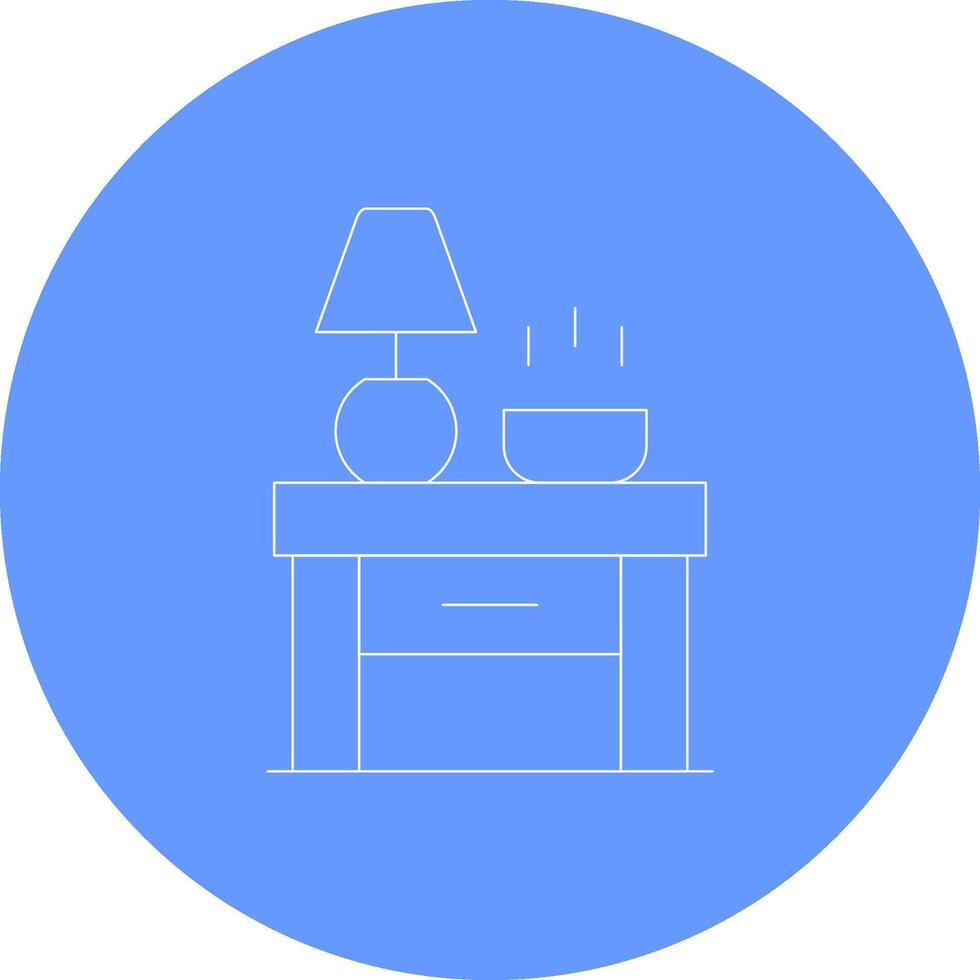 Nightstand Creative Icon Design vector